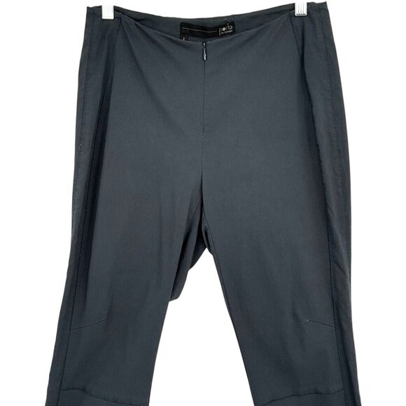 Porto San Francisco Cropped Cuffed Hem Pants Gray Size 2 Front Zipper - Picture 2 of 10